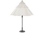 Parasol droit BIBIONE Beige - Noir - Crème