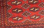 Turkaman - 100x50cm Rot - Naturfaser - 50 x 1 x 100 cm