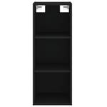 Highboard DE4089 Schwarz - Holzwerkstoff - 34 x 180 x 35 cm