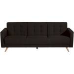 Julian Sofa 3-Sitzer mit Bettfunktion Kastanienbraun