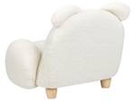 Chaise pour enfant KANNA Blanc - Fourrure synthétique - 65 x 45 x 51 cm