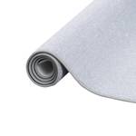 Luxus Soft Velours Teppich Shine Silber - Silber / Grau - Silbergrau - 133 x 133 cm