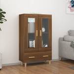 Highboard DE2225 Eiche Schwarzbraun Dekor