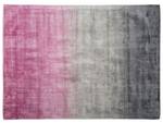 Teppich ERCIS Grau - Hellgrau - Pink - 230 x 160 x 160 cm