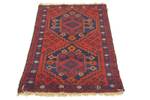 Belutsch - 127x70cm Rot - Naturfaser - 70 x 1 x 127 cm