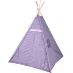 Kinderzelt TIPI, 103x103x160, lila Violett - Textil - 103 x 160 x 103 cm