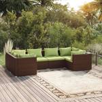 Salon de jardin (lot de 6) 3013633-19 Marron - Vert