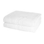 Cashmere feeling drap de douche 2 pcs Blanc