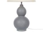 Tischlampen YENISEI Beige - Grau - Keramik - 35 x 56 x 35 cm