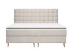 Boxspringbett Believe Beige - Breite: 200 cm