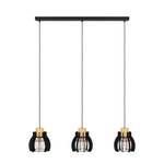 Luminaires suspendus STILLINGTON 1 Noir - Marron - Bois manufacturé - Métal - 180 x 110 x 88 cm