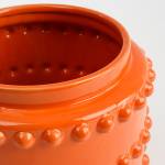 Blumentopf Boaz Orange - Keramik - 22 x 19 x 22 cm
