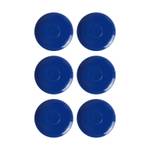 Kaffeeuntertassen Doppio 6er Set Blau