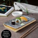 Sushi 10tlg Geschirr-Set 2 Personen Weiß - Ton - Porzellan
