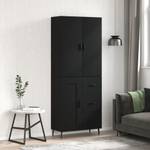 Highboard DE4834 Schwarz - Holzwerkstoff - 34 x 180 x 70 cm