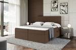 Boxspringbett LUKI Braun - Breite: 140 cm - H3