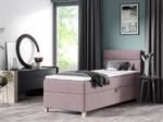 Boxspringbett Einzelbett Vera Mini Taupe - Breite: 80 cm