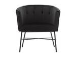 Fauteuil cabriolet FAKART Noir - Textile - 62 x 74 x 70 cm