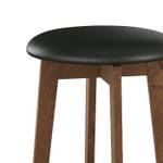 Tabouret de bar Vahina (Lot de 2) Noir - Bois massif - 38 x 66 x 38 cm