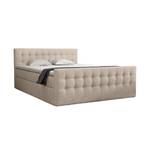 Boxspringbett Doppelbett Loures Beige - Breite: 160 cm