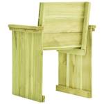 Chaise de jardin 49033 Marron - Bois manufacturé - Bois/Imitation - 58 x 86 x 60 cm