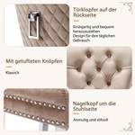 Esszimmerstuhl M1566 Beige - Holzwerkstoff - 95 x 63 x 53 cm