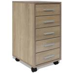 Bürocontainer 292539 Braun - Metall - 33 x 63 x 33 cm