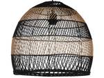 Pendelleuchten BUMI Beige - Schwarz - Blau - Rattan - 45 x 40 x 45 cm