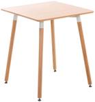 Table console Viborg Imitation hêtre - 60 x 70 x 60 cm