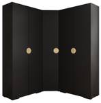 Garderobe Inova 4 Z5 Schwarz - Gold