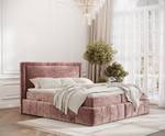 Boxspringbett Sundown Pink - Breite: 200 cm