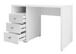 Schreibtisch ISE II Weiß - Holzwerkstoff - 120 x 76 x 50 cm
