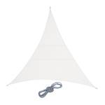 Voile d’ombrage triangulaire blanc crème 400 x 315 cm