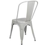 Lot de 4 chaises industriel-vintage Blanc - Bois massif - Bois/Imitation - 52 x 85 x 46 cm