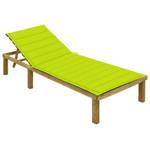 Chaise longue Vert clair