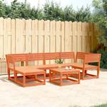 Gartensitzgruppe K5884(6-tlg) Braun - Massivholz - 78 x 73 x 64 cm