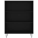 Highboard DE1230 Schwarz - Holzwerkstoff - 33 x 180 x 70 cm