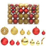 Weihnachtskugel (100er Set) 295555 Gold - Rot