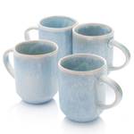 Kaffeebecher Set Lima 4 tlg. Türkis - Stein - 9 x 12 x 9 cm