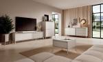 RTV-Schrank geriffelte SENSO 153 Beige Beige