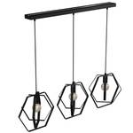 Lampe à suspension HELIN Noir - Métal - 35 x 120 x 110 cm