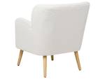 Fauteuil TUMBA Chêne clair - Blanc