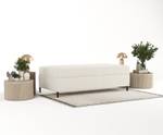 Boxspringbett Currey Beige - Breite: 90 cm - H2