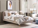 Doppelbett FLAYAT Beige - Creme - Gold - Breite: 173 cm