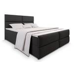 Boxspringbett MULEN Schwarz - Breite: 160 cm