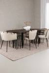 Essgruppe Stone 28 (5-teilig) Beige - Massivholz - 100 x 74 x 220 cm