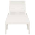 Chaise longue 3005146 Blanc - Matière plastique - 195 x 32 x 65 cm