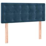 Lit à sommier tapissier 3017268-19 Bleu foncé - 100 x 203 cm