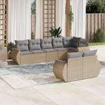 Gartensitzgruppe K675(8-tlg) Beige - Massivholz - 34 x 53 x 55 cm