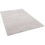 Hochflor Luxus Velours Teppich Touch Grau - Silber - 80 x 320 cm